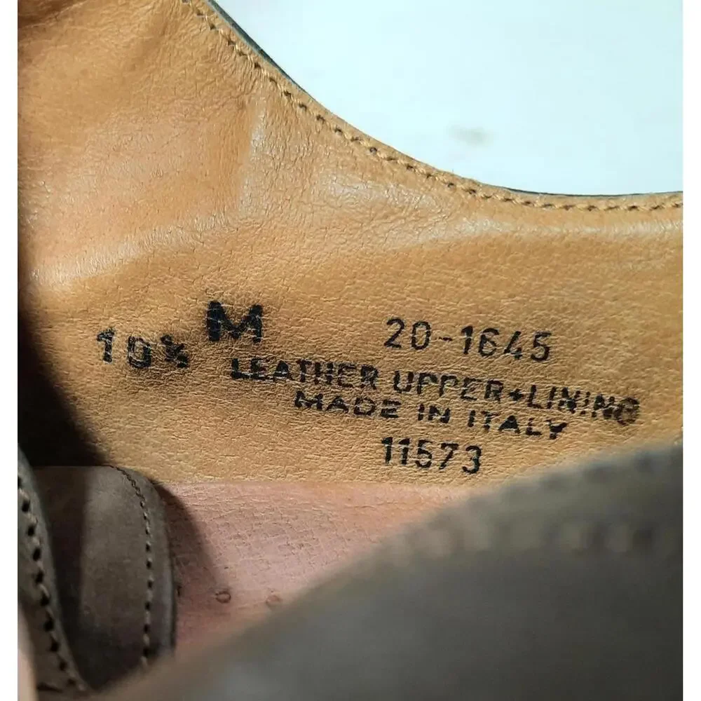Johnston & Murphy‎ Men's Brown Leather Shoes Size 10.5 M